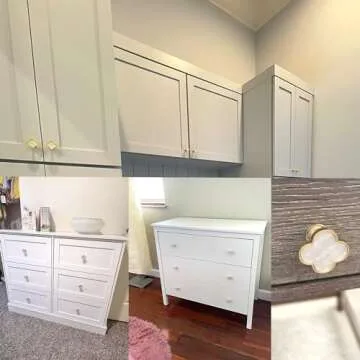 CPELLESSE Clover Knobs Elegant Drawer Pulls 6 Pcs