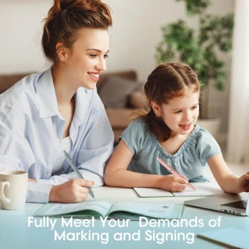 FIOVER 10pcs Gel Pens - Quick Dry Black Ink for Stylish Writing