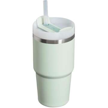 Stanley Quencher H2.0 Tumbler with Straw 20 oz | Twist On 3-Way Lid | Cupholder Compatible for Trave...
