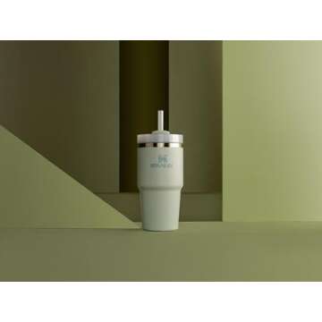 Stanley Quencher H2.0 Tumbler with Straw 20 oz | Twist On 3-Way Lid | Cupholder Compatible for Travel | Insulated Stainless Steel Cup | BPA-Free | Mist