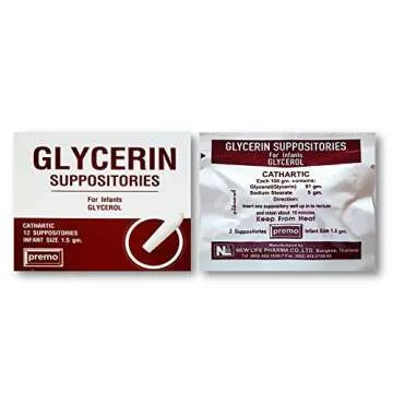 Glycerin Suppositories for Infants - Fast Constipation Relief