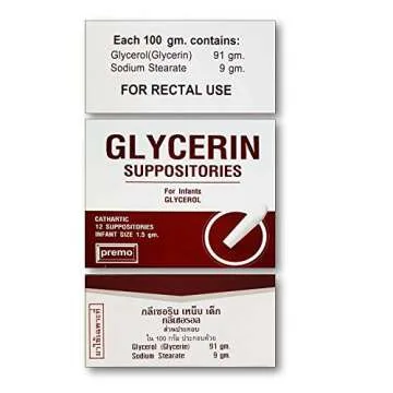 Glycerin Suppositories for Infants - Fast Constipation Relief