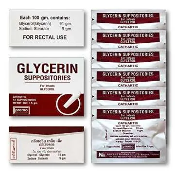Glycerin Suppositories for Infants - Fast Constipation Relief