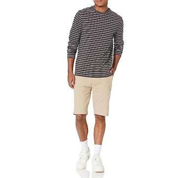 Amazon Essentials Men's Slim-Fit Long Sleeve T-Shirt