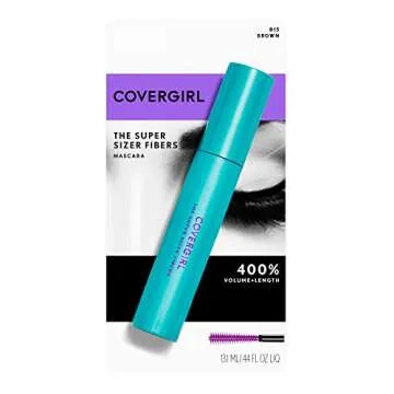 COVERGIRL The Super Sizer Fibers Mascara Brown .35 fl. oz. (Packaging may vary)