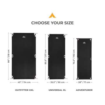 TETON Sports Camping Cot - Easy Setup and Durable Comfort