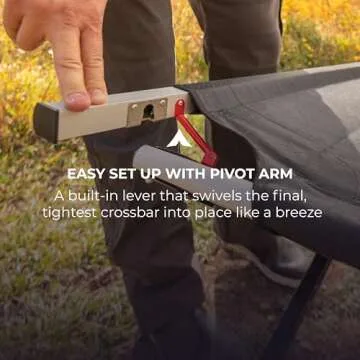 TETON Sports Camping Cot - Easy Setup and Durable Comfort