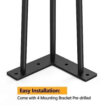 Signstek 28" Hairpin Table Legs with Heavy Duty Metal and Industrial Design for Coffee Tables, Modern Desks and Night Stands,Set of 4