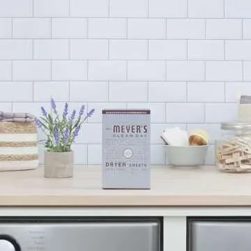 Mrs. Meyer's Clean Day Dryer Sheets Lavender, 80 Count (Pack of 2)