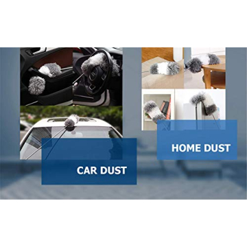 BOOMJOY Feather Duster with Extendable 100" Pole