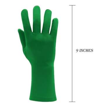 Elegant Sheface Wrist Spandex Gloves for Parties and Weddings