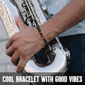 Quietsun Teens Gift Ideas Unique Beaded Bracelet for Sons