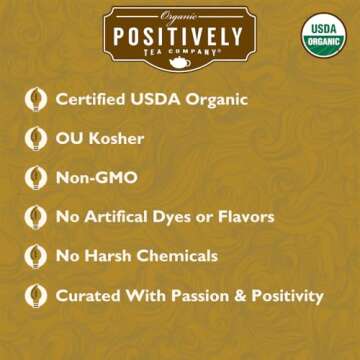 Organic Positively Tea Company, Ti Kuan Yin Oolong Tea, Loose Leaf, 16 Ounce