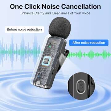 BOYA BY-V20 Wireless Microphone for iPhone and Android