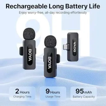 BOYA BY-V20 Wireless Microphone for iPhone and Android