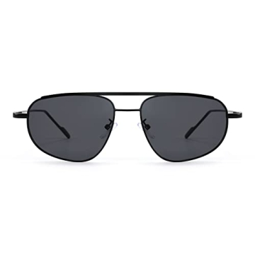 FEISEDY Retro Trendy Aviator Sunglasses Women Men 90s Small Vintage Glasses Stylish Gold Metal Oval Sunglasses B2906