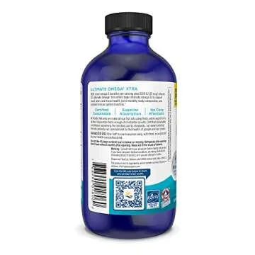Nordic Naturals Ultimate Omega Xtra Liquid - Premium Omega-3 Fish Oil