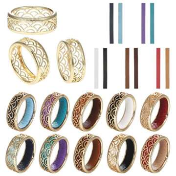 KOAEM Thin and Hollow Wave Band, Fashion, Colorful, Comfortable fit, Skin Safe