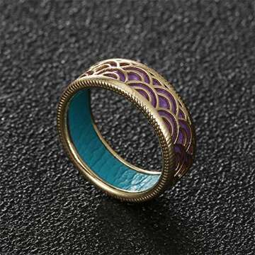 KOAEM Thin and Hollow Wave Band, Fashion, Colorful, Comfortable fit, Skin Safe