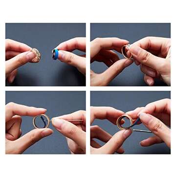 KOAEM Thin and Hollow Wave Band, Fashion, Colorful, Comfortable fit, Skin Safe