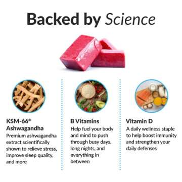 FORCE FACTOR Amazing Ashwa for Stress Relief, Memory, Focus, and Immune Support Health, Ashwaganda Supplement with KSM-66 Ashwagandha for Stress, 120 Soft Chews