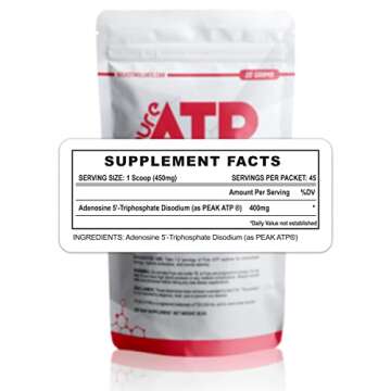 BulkStimulants Pure ATP Powder - Energy, Endurance & Muscle Pump Enhancer
