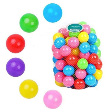 Safe Crush Proof Ball Pit Balls for Toddlers - Encheng 100 Pack