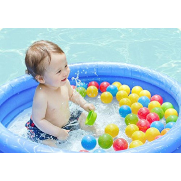 Safe Crush Proof Ball Pit Balls for Toddlers - Encheng 100 Pack