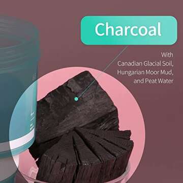 DERMALOGY Real Charcoal Pad - Daily Facial Cleansing Pads