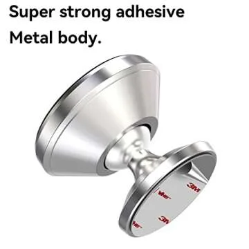 【2-Pack】 Magnetic Phone Holder for car, [Strong Magnet] Magnetic Phone Mount for Car [4 Metal Plate] iPhone Magnetic car Mount for Cell Phone [360° Rotation] Universal Dash car Phone Holder Mount