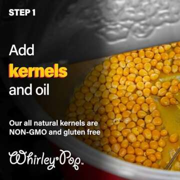 Original Whirley-Pop Popcorn Popper - Metal Gear Kit