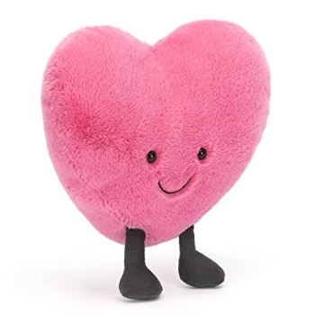 Jellycat Amuseables Pink Heart Stuffed Plush Gift