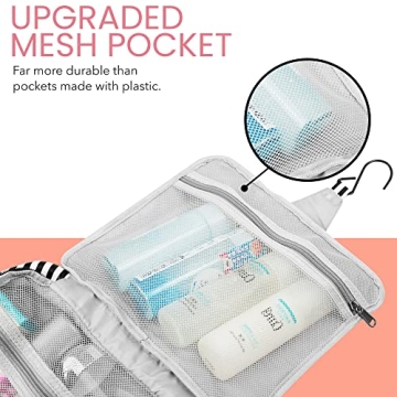 Waterproof Hanging Toiletry Bag with 4 Compartments Travel Essential