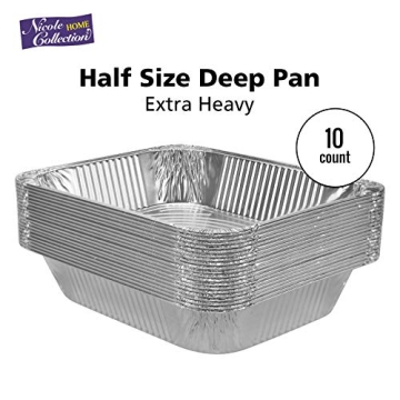 Heavy Duty Aluminum Pans - 9x13 Disposable Foil Pans