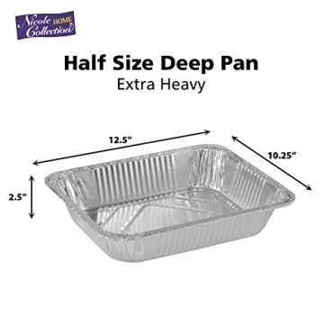 Heavy Duty Aluminum Pans - 9x13 Disposable Foil Pans