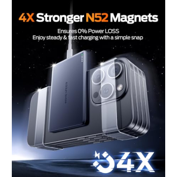 Ultra-Thin Magnetic Power Bank for iPhone - 5000mAh