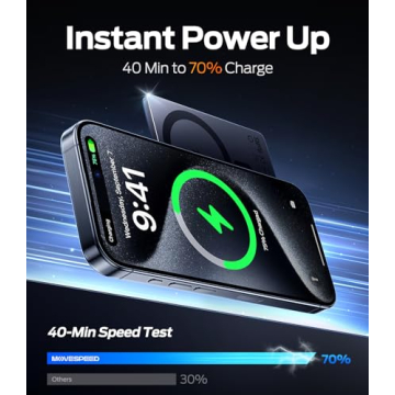 Ultra-Thin Magnetic Power Bank for iPhone - 5000mAh