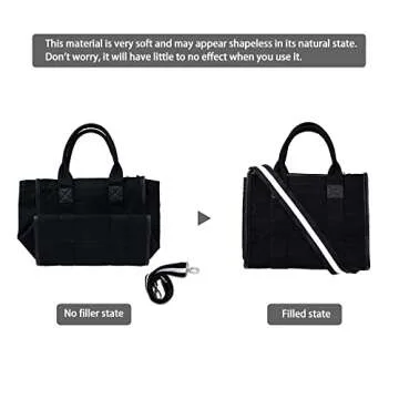 Premium Canvas Tote Bag with Adjustable Strap for Women