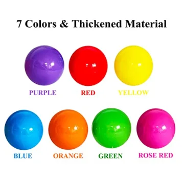 LANGXUN 50 Soft Plastic Eco-Friendly Balls for Kids
