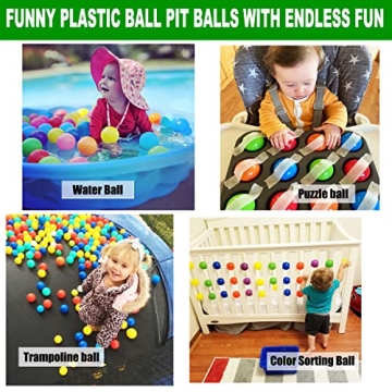 LANGXUN 50 Soft Plastic Eco-Friendly Balls for Kids