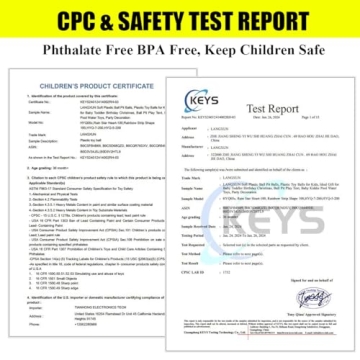 LANGXUN 50 Soft Plastic Eco-Friendly Balls for Kids