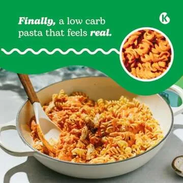 Kaizen Keto Pasta Fusilli - 2 Net Carbs and Gluten-Free