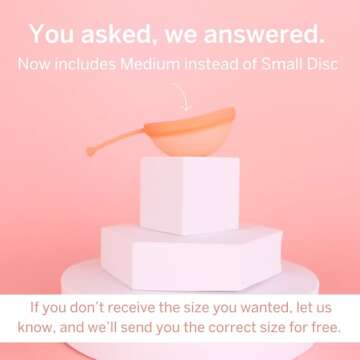 Menstrual Discs with Sterilizer for Comfortable Leak-Free Periods