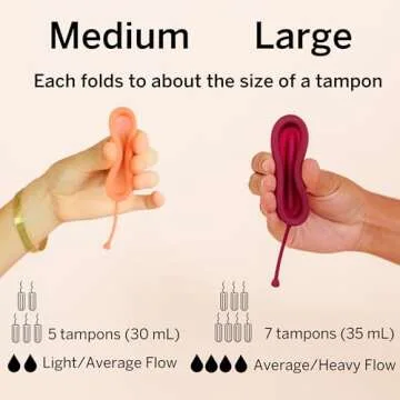 Menstrual Discs with Sterilizer for Comfortable Leak-Free Periods