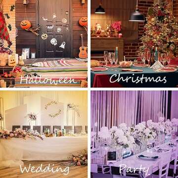 Viscacha 3 Candle Metal Candelabra Candlesticks Holder for Formal Events, Wedding, Church, Holiday Décor, Halloween Taper Candle Holder Stand Centerpiece Elegant Decoration Piece for Table, Black