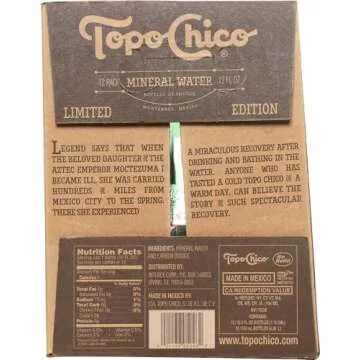 (Topo Chico, Water Mineral Carbonated, 12 Fl Oz(Pack of 12)