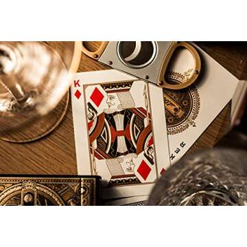 theory11 James Bond 007 Premium Playing Cards - Gold Foil, Official Collectible Deck