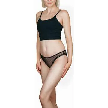 Sexy Basics Women's Lace Bikini Underwear - Multi Color Packs