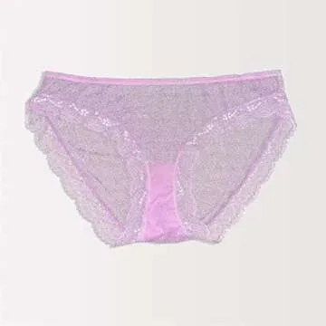 Sexy Basics Women's Lace Bikini Underwear - Multi Color Packs