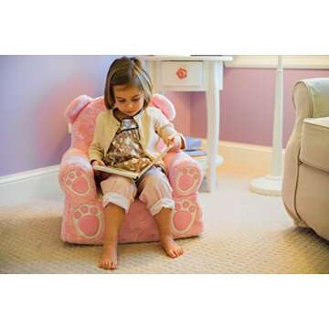 Animal Adventure | Sweet Seats | Pink Bear Children's Plush Chair